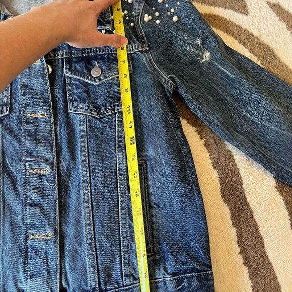 Anthropologie Pilcro Embellished Jean Jacket S - Picture 8 of 9
